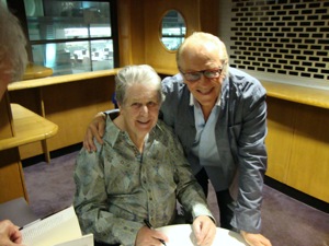 With Brian Wilson, London, September 2011."Brian is a poet. He's inspiring to be around."